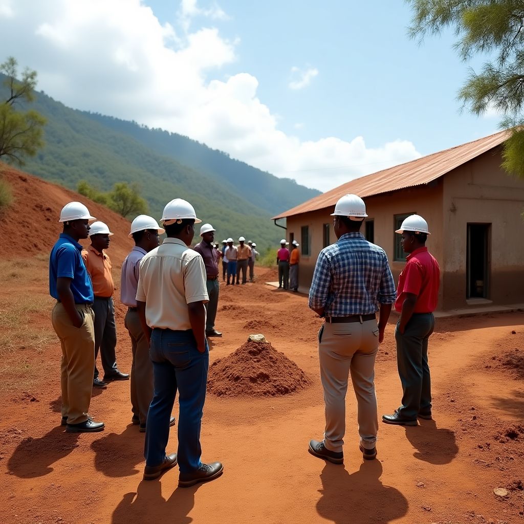 Community development programs supported by mining operations